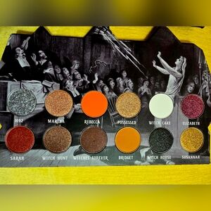Wicked Sisters Salem Witch Trials Eyeshadow Palette Goth Halloween Fall Vegan NE